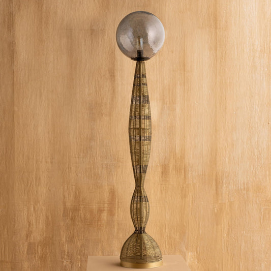 Dawn Golden Black Floor Lamp