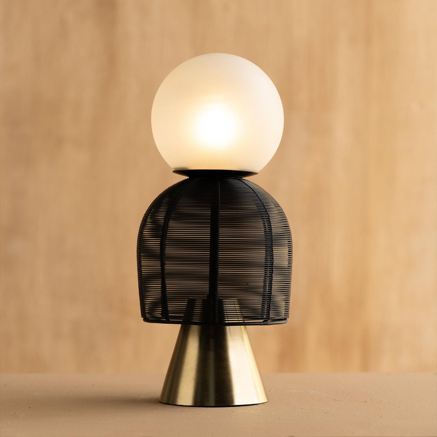 Totem Black Table Lamp