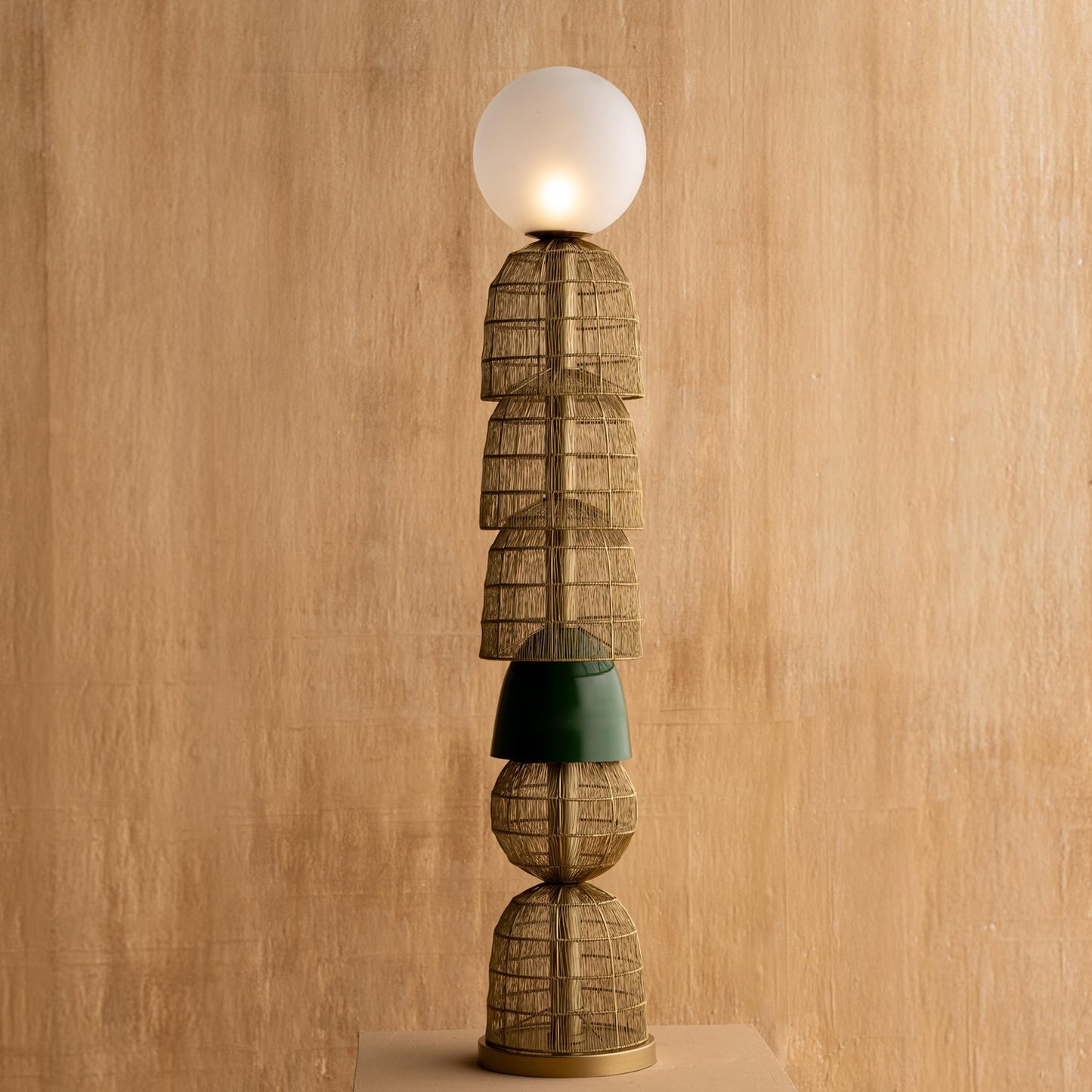 Totem Gold Floor Lamp