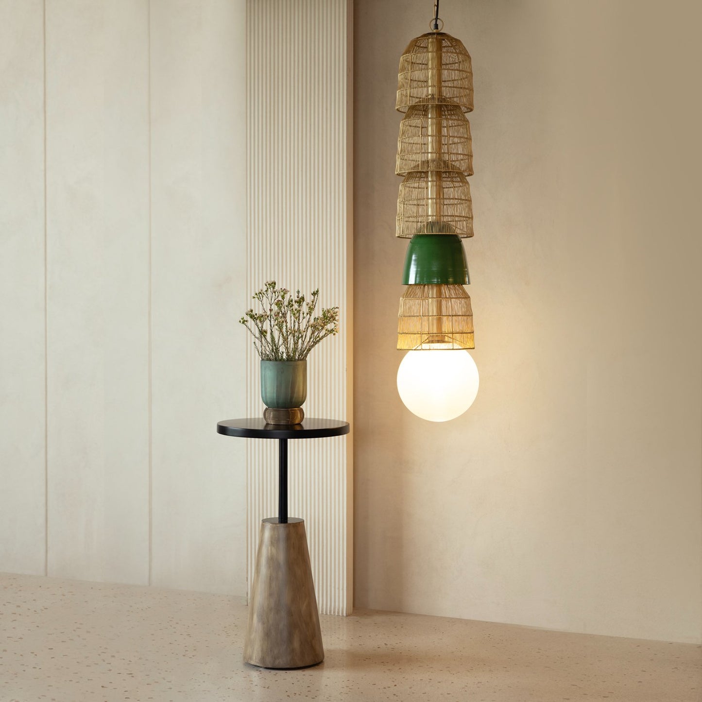 Totem Gold Hanging Lamp