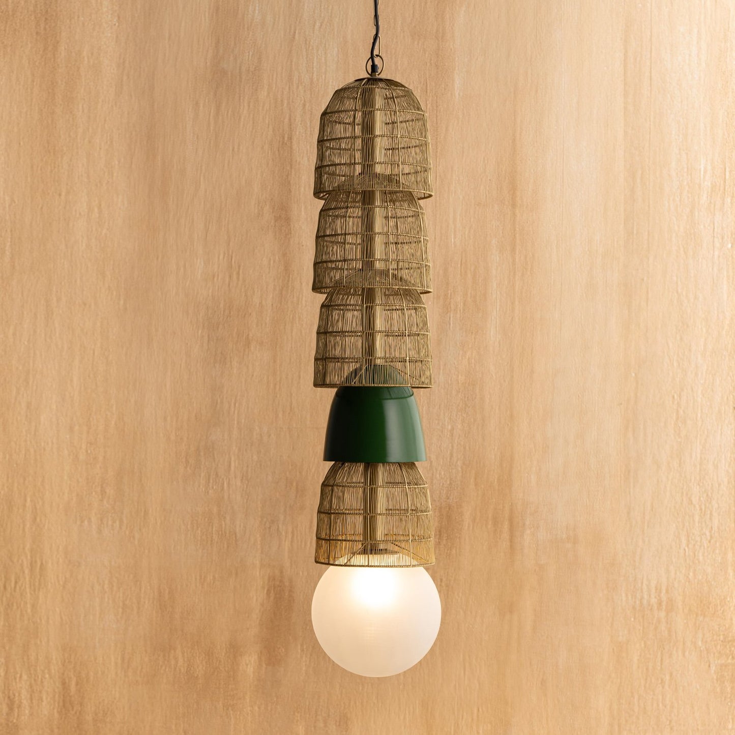 Totem Gold Hanging Lamp