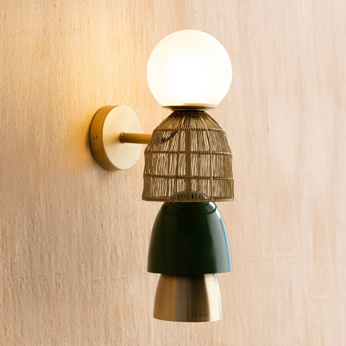 Totem Gold Wall Lamp